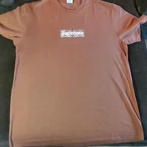 Brown bandana shirt
